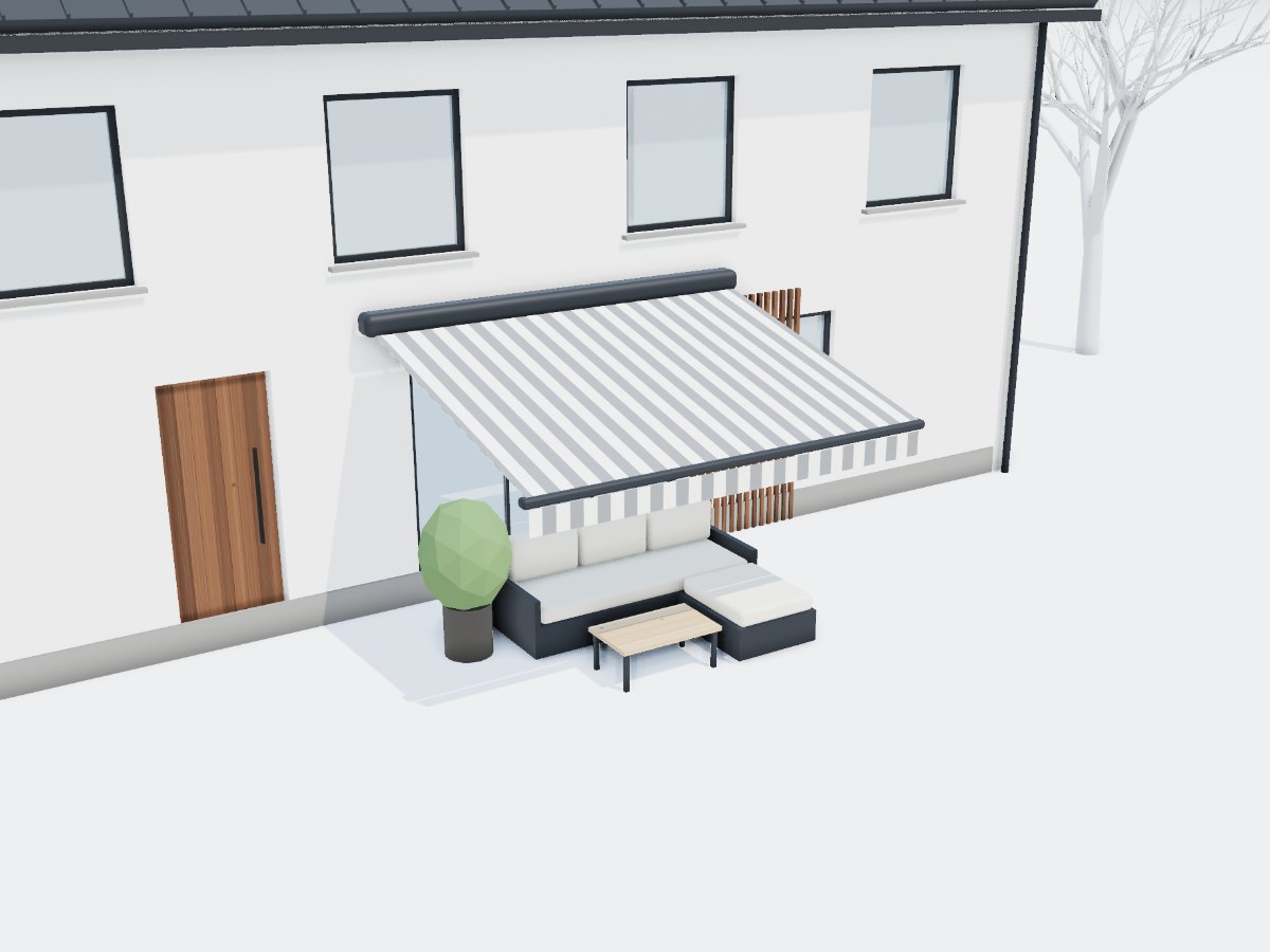 Toldo cofre